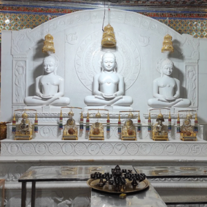 Shri Adinath Digambar Jain Kaanch Ka Mandir (Madhuban)